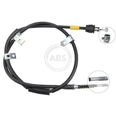 Entrega Rápida Cable de accionamiento, freno de estacionamiento A.B.S. K19069